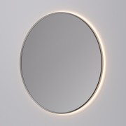 AURA LED SENSOR DEMISTER MIRROR - ROUND - 1050 - BRUSHED NICKLE