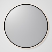 AURA LED SENSOR DEMISTER MIRROR - ROUND - 1050 - BLACK