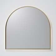 AURA LED SENSOR DEMISTER MIRROR - ARCH - 1150X1100 - BRUSHED BRASS
