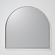 AURA LED SENSOR DEMISTER MIRROR - ARCH - 1150X1100 - BRUSHED NICKLE