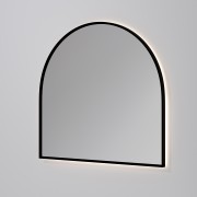 AURA LED SENSOR DEMISTER MIRROR - ARCH - 1150X1100 - BLACK