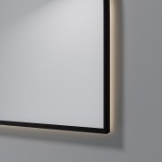 AURA LED SENSOR DEMISTER MIRROR - ARCH - 1150X1100 - BLACK