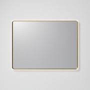 AURA LED SENSOR DEMISTER MIRROR - RECTANGULAR - 1150X850 - BRUSHED BRASS
