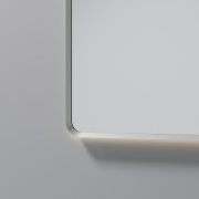 AURA LED SENSOR DEMISTER MIRROR - RECTANGULAR - 1150X850 - BRUSHED NICKLE