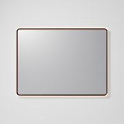AURA LED SENSOR DEMISTER MIRROR - RECTANGULAR - 1150X850 - BRUSHED BRONZE