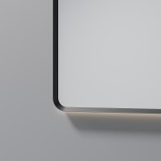 AURA LED SENSOR DEMISTER MIRROR - RECTANGULAR - 1150X850 - GUN METAL