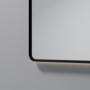 AURA LED SENSOR DEMISTER MIRROR - RECTANGULAR - 1500X850 - BLACK