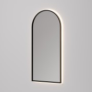AURA LED SENSOR DEMISTER MIRROR - ARCH - 500X1050 - GUN METAL