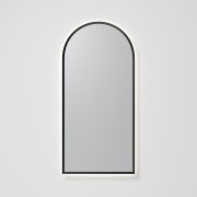 AURA LED SENSOR DEMISTER MIRROR - ARCH - 500X1050 - GUN METAL