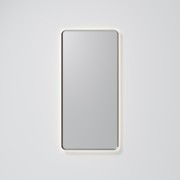 AURA LED SENSOR DEMISTER MIRROR - RECTANGULAR - 500X1050 - BRUSHED NICKLE