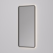 AURA LED SENSOR DEMISTER MIRROR - RECTANGULAR - 500X1050 - GUN METAL