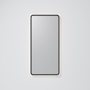 AURA LED SENSOR DEMISTER MIRROR - RECTANGULAR - 500X1050 - BLACK