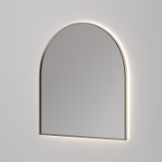 AURA LED SENSOR DEMISTER MIRROR - ARCH - 850X950 - BRUSHED NICKLE