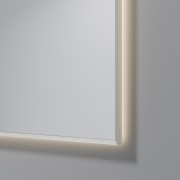 AURA LED SENSOR DEMISTER MIRROR - ARCH - 850X950 - BRUSHED NICKLE