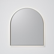 AURA LED SENSOR DEMISTER MIRROR - ARCH - 850X950 - BRUSHED NICKLE
