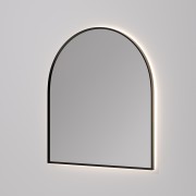 AURA LED SENSOR DEMISTER MIRROR - ARCH - 850X950 - GUN METAL