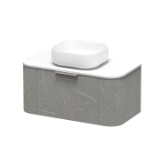CONTOUR SWIFT 900 SINGLE DRAWER WALL BERNINI MARBLE