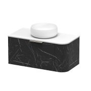 CONTOUR SWIFT 900 SINGLE DRAWER WALL CATALINA MARBLE LEFT HAND