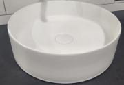 CODE PURE FLOW ROUND VESSEL BASIN - 400DX120H - MATTE WHITE