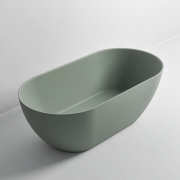 HALO SOLID SURFACE FREESTANDING BATH - 1700X800X560 - MATTE GREEN