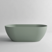 HALO SOLID SURFACE FREESTANDING BATH - 1700X800X560 - MATTE GREEN
