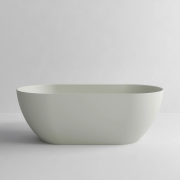 HALO SOLID SURFACE FREESTANDING BATH - 1700X800X560 - MATTE LIGHT GREY