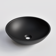 CODE ARC V2 ROUND VESSEL BASIN - 400X125H - MATTE BLACK