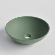 CODE ARC V2 ROUND VESSEL BASIN - 400X125H - MATTE GREEN