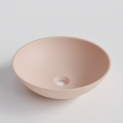CODE ARC V2 ROUND VESSEL BASIN - 400X125H - MATTE PINK