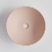 CODE ARC V2 ROUND VESSEL BASIN - 400X125H - MATTE PINK