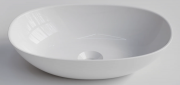 CERVO MINI 2 VESSEL BASIN - 470X300X120 - GLOSS WH