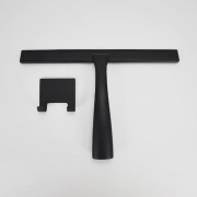 CODE SHOWER GLASS WIPER & HOLDER - MATTE BLACK