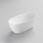 CERVO ACRYLIC F/STANDING BATH - 1550X750X560 - GLOSS WHITE