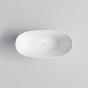 CERVO ACRYLIC F/STANDING BATH - 1550X750X560 - GLOSS WHITE
