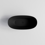 CERVO ACRYLIC F/STANDING BATH - 1550X750X560 - MATT BLACK