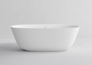 CERVO V2 SOLID SURFACE FREESTANDING BATH - 1600X800X560 - MATTE WHITE