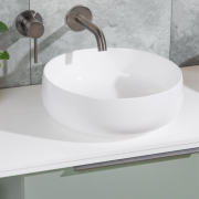 CIRCA 380 MATT WHITE ATHENITE BASIN - NO TAPHOLE