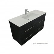 1200 Citi Wall Hung Single Basin Vanity (4 Drawer) - Specify Colour & Basin