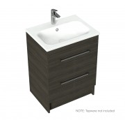 600 Citi Floor Standing Vanity (2 Drawer) - Specify Colour & Basin