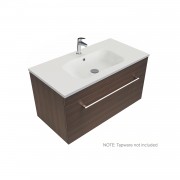 900 Citi Wall Hung Vanity (1 Drawer) - Specify Colour & Basin