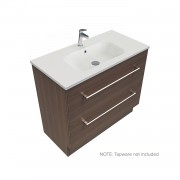 900 Citi Floor Standing Vanity (2 Drawer) - Specify Colour & Basin