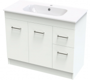 CLASSIC AURA 1000 FLOOR WHITE MELAMINE
