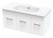 CLASSIC AURA 1000 WALL WHITE MELAMINE