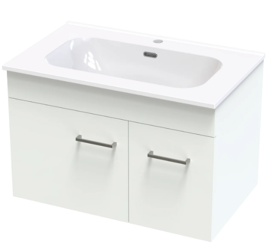 CLASSIC AURA 750 WALL WHITE MELAMINE