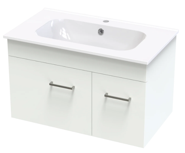 CLASSIC AURA 800 WALL WHITE MELAMINE