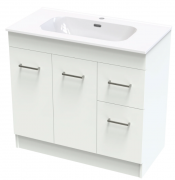 CLASSIC AURA 900 FLOOR WHITE MELAMINE