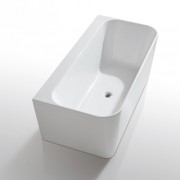 CONTRO 1600X750 BACK TO WALL BATH WITH UPSTAND