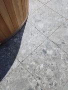 2cm Terrazzo Mid Grey Paver 600 X 600