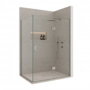 Easy Tile Tranquility 2 Wall 1400x1000 Hinged Door