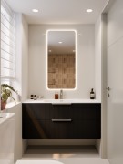 EURO LED SENSOR DEMISTER MIRROR - RECTANGLE - 500X1050